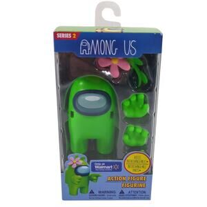 Toikido Among Us Green Crewmate Bunny Ears Flower Hat Figure Series 2 Walmart